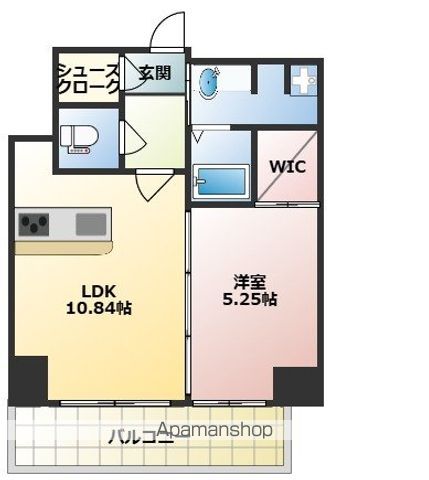CREST西新の間取り写真