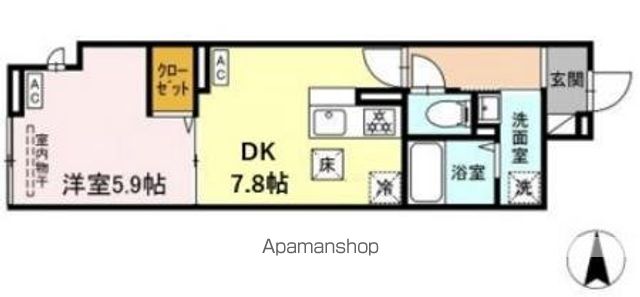 【ルリアン千住緑町の間取り】