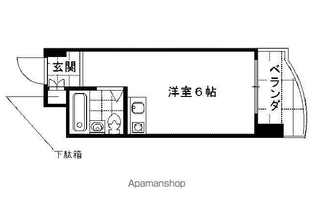 朝日プラザ高瀬川の間取り写真