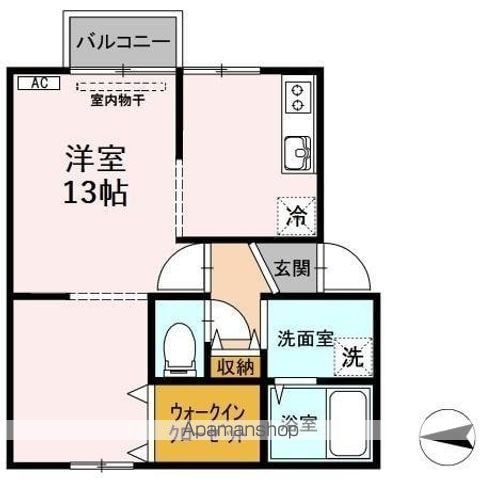 サンパティーク鎌田の間取り写真