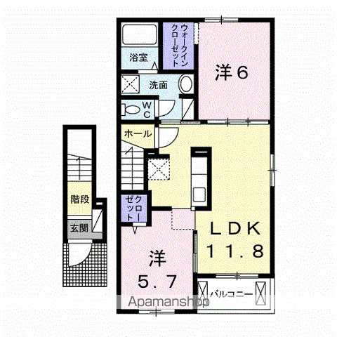 メゾン・ポラリスIIの間取り写真