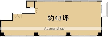 東京建設松本ビル[事務所/141.9m2]の間取図