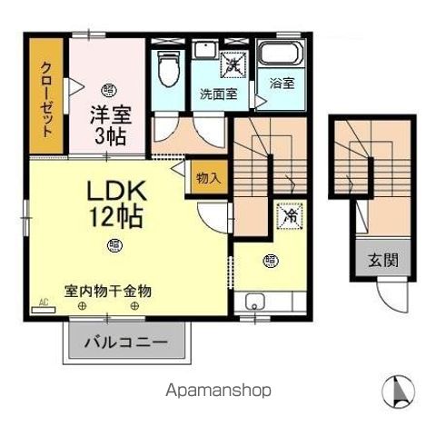 フロンテーラの間取り写真