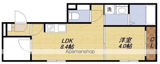 カメリア神崎川の間取り写真