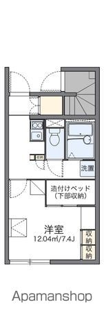 レオパレスエグランティーヌの間取り写真