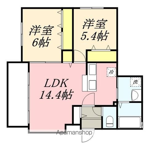 プランタン円山の間取り写真