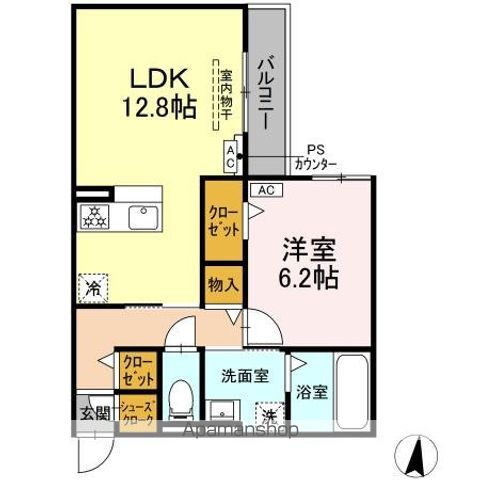 DーHILLS原島町の間取り写真