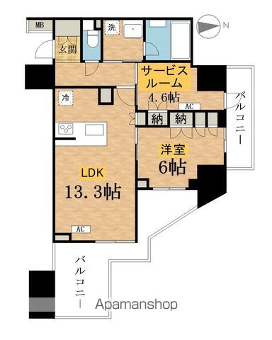 ラグゼナ八王子寺町の間取り写真