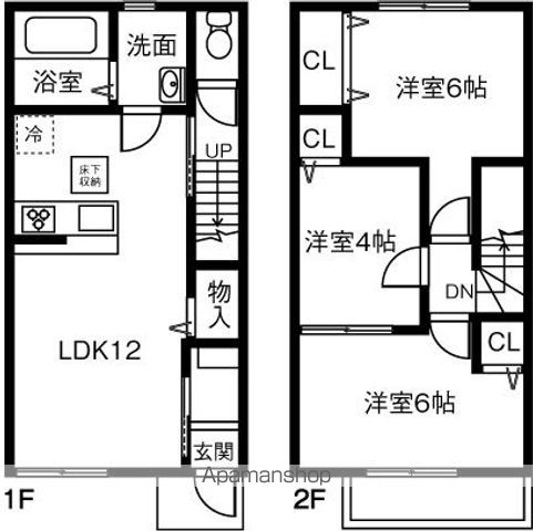 MAISONETTE LAND 宮町Bの間取り写真