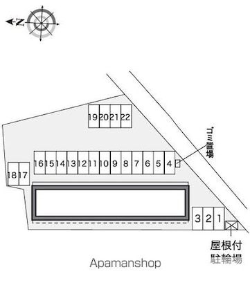 レオパレススカイパーク　ナカヤ[1K/28.02m2]の配置図