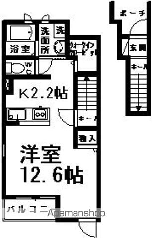 山陽本線 西川原駅 徒歩7分 2階建 築20年の間取り写真
