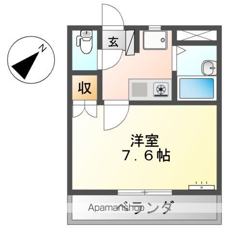 コーポリヴィエール39の間取り写真