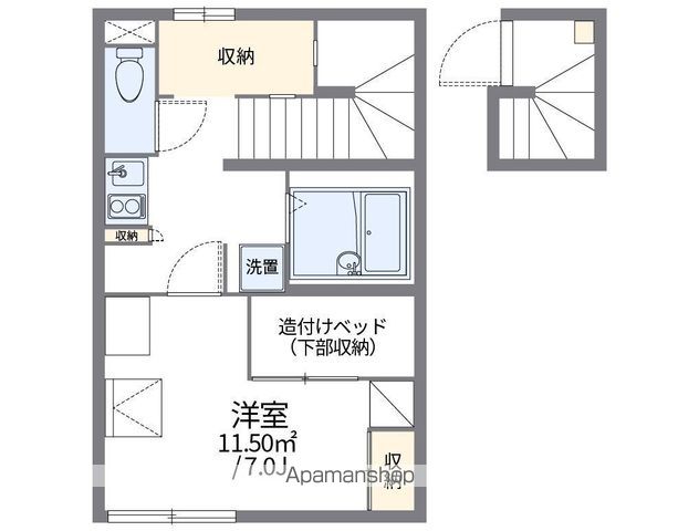 レオパレスキリーク YHの間取り写真