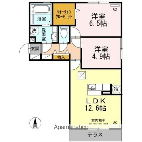 シャルルマーニュの間取り写真