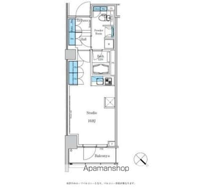 パークアクシス滝野川ラ　ブリーズ[1R/31.28m2]の間取図