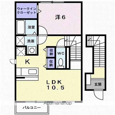ネムス Cの間取り写真