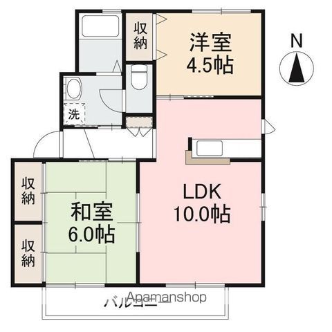 バリュージュ由良A・Bの間取り写真