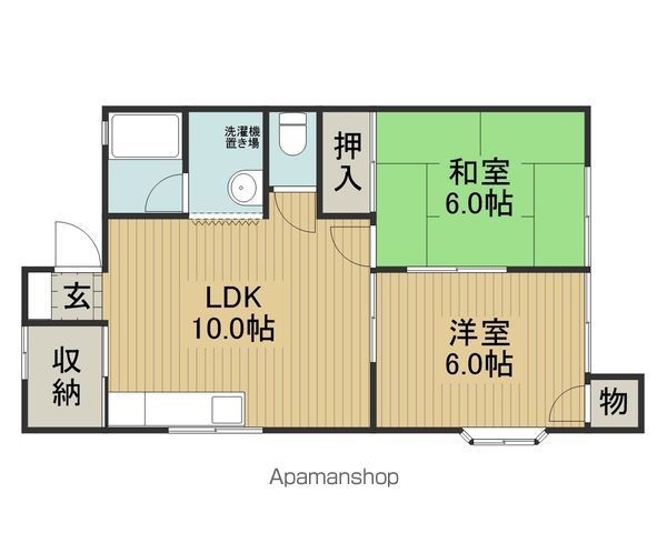 エミールハチマンの間取り写真