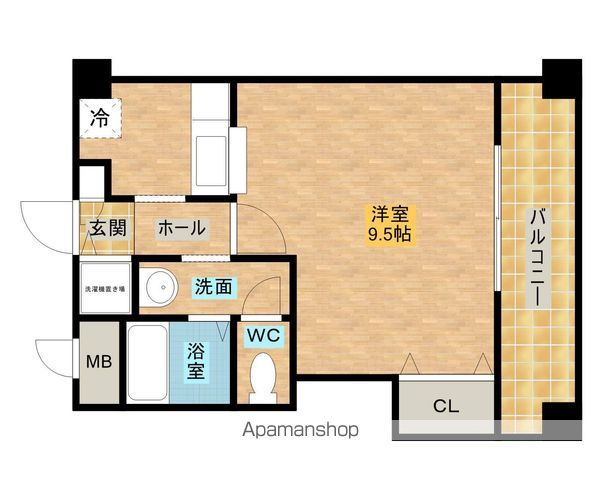 クボタマンションの間取り写真
