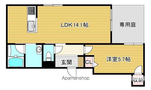 シャーメゾンハピネス参番館の間取り写真