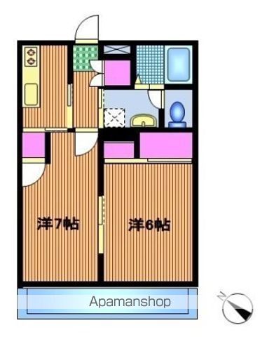 杉崎コーポラスの間取り写真