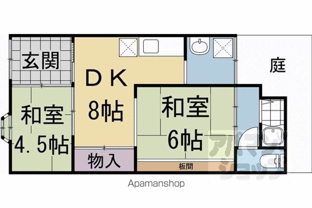 西柳ノ内町貸家14ー2の間取り写真
