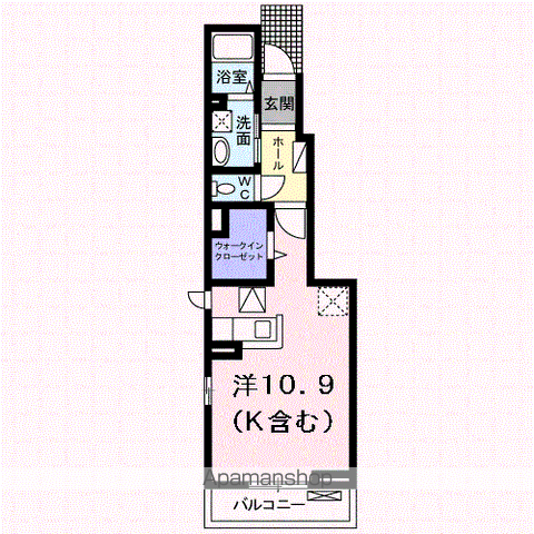 フローラ春日の間取り写真