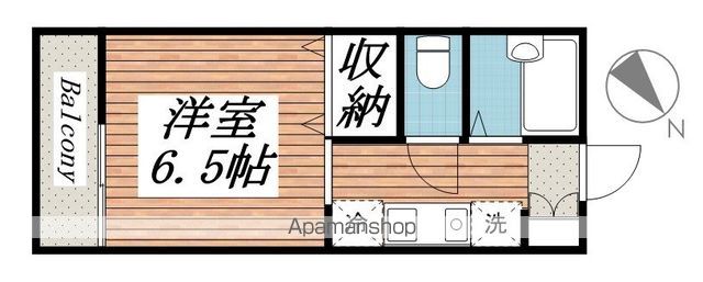 パークヨコチョーの間取り写真