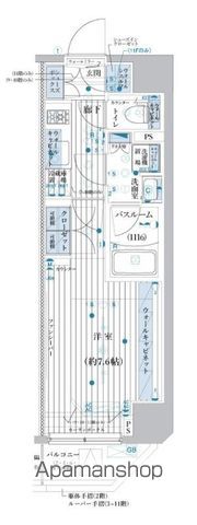 ブライズ池袋の間取り写真