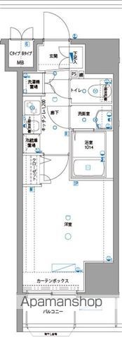 パティーナ新板橋の間取り