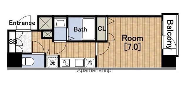 プレサンス松屋町駅前の間取り写真