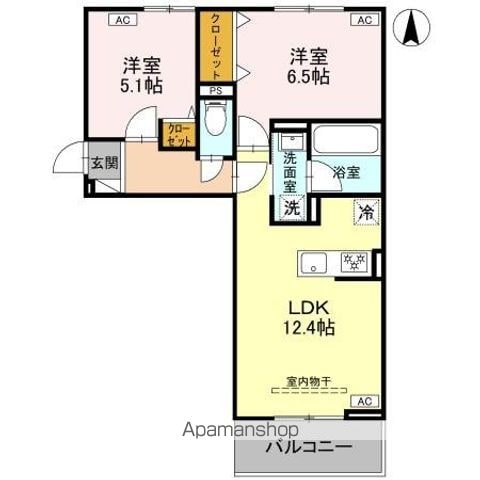 LA MAISON天川原町一丁目 A棟の間取り写真