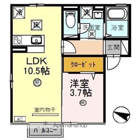 エルミタージュの間取り写真
