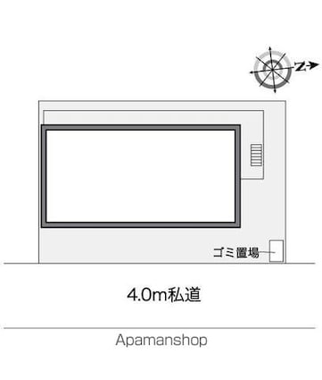 レオパレスマリオン[1K/20.63m2]の配置図