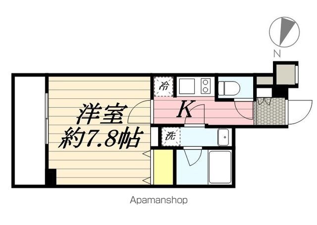 【杉並区和田のマンションの間取り】