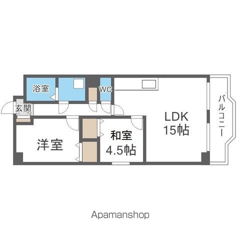 ハイム園田の間取り写真