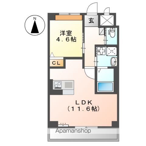 CHATEAU LIENの間取り写真