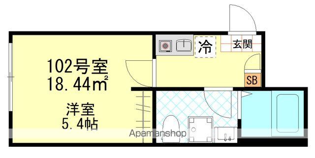 エアフォルク新小岩の間取り写真