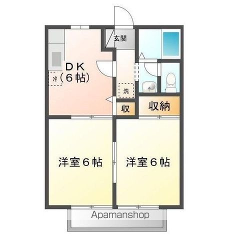 ビーライン日吉台 Aの間取り写真
