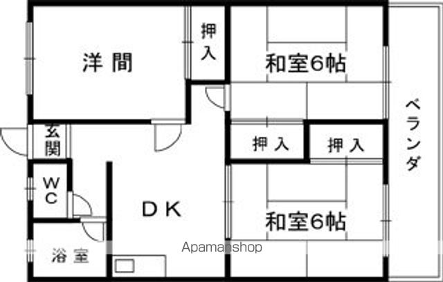 【コーポサンライトの間取り】