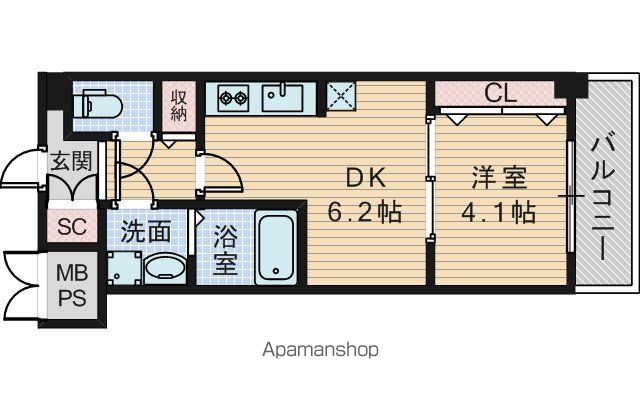 スプランディッド新大阪EASTの間取り写真