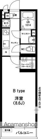 【流山市流山のマンションの間取り】