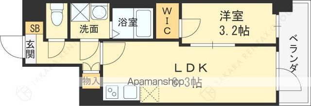 ALIVIS緑橋の間取り写真