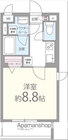 フローリッシュ桃山の間取り写真