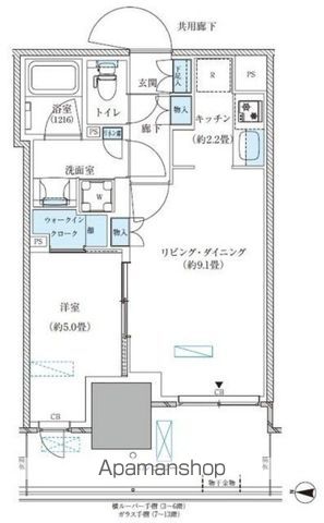 パークアクシス西大島コンフォートスクエアの間取り写真