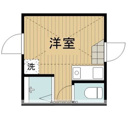 ソフィアシュガー[1R/9.41m2]の間取図