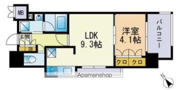 RJRプレシア千代県庁口駅前の間取り写真