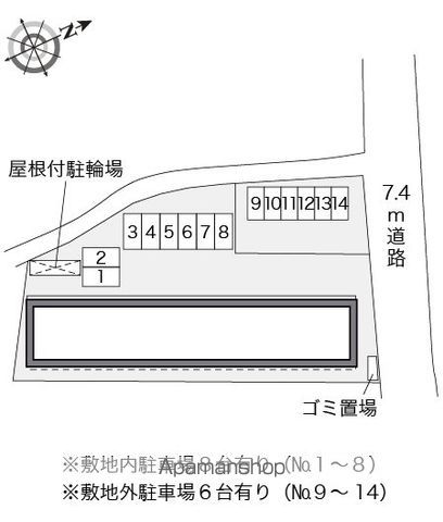 レオパレスウェル 108 ｜ 和歌山県和歌山市大谷227-3（賃貸アパート1K・1階・23.61㎡） その24