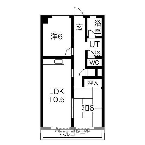 グリーンサイドヨシタカBの間取り写真