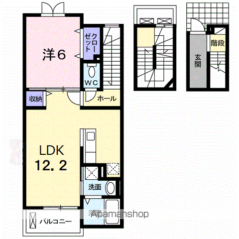 ラフレシールの間取り写真